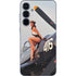 1940s Navy Pin-Up Girl On Corsair Fighter Plane Galaxy A35 5G Skin